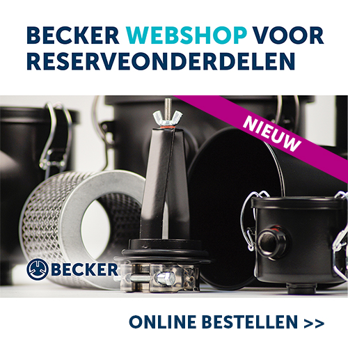 Becker webshop voor reserveonderdelen